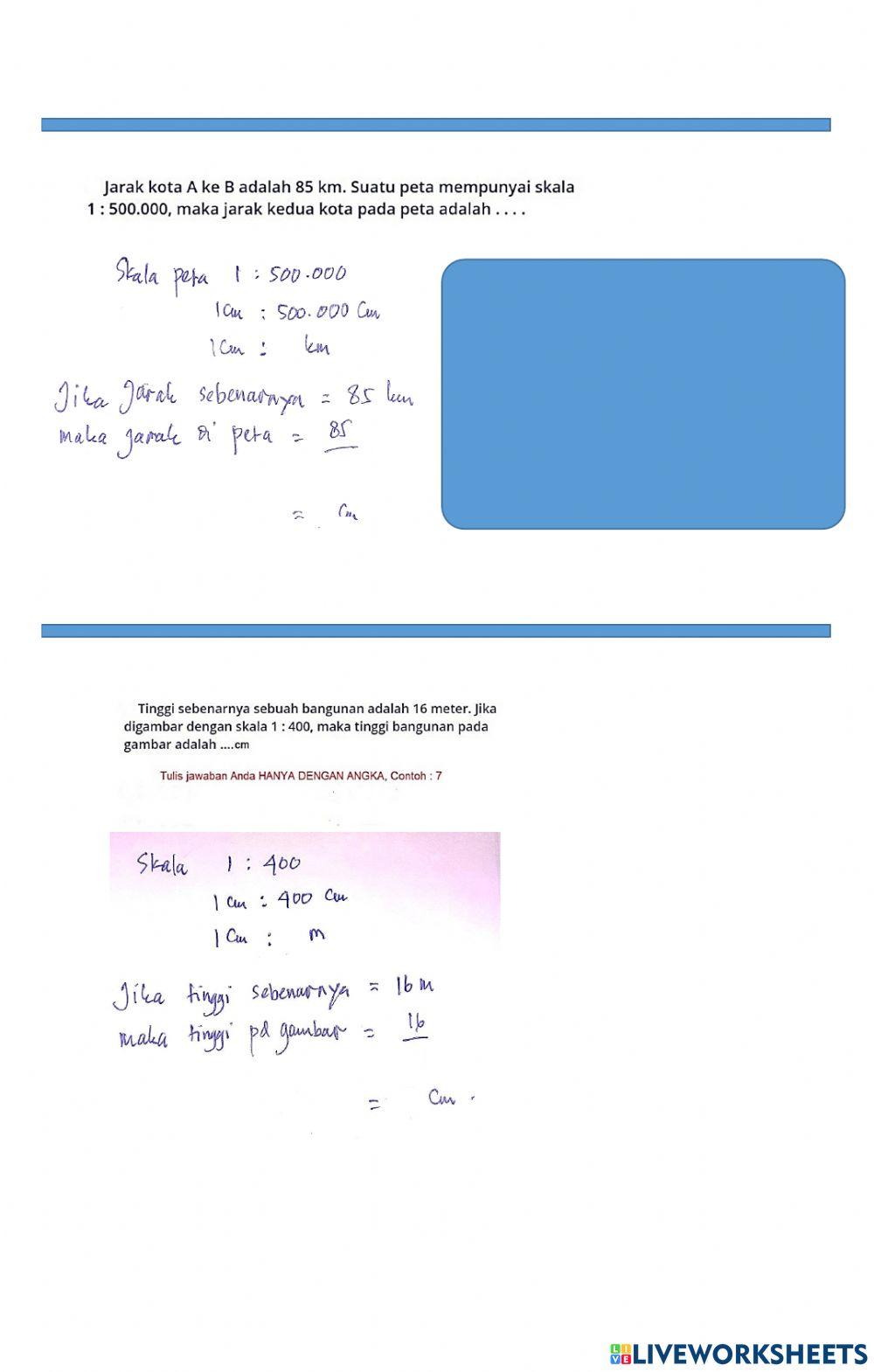 Latihan PTS II Matematika Klas 7