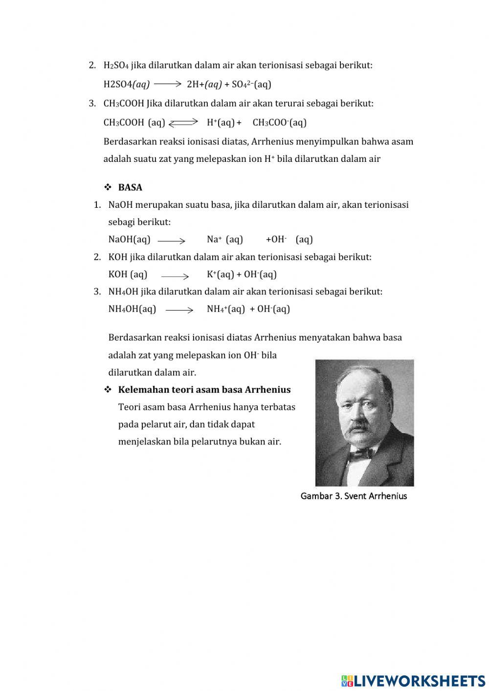 Lkpd konvensional teori asam-basa arrhenius