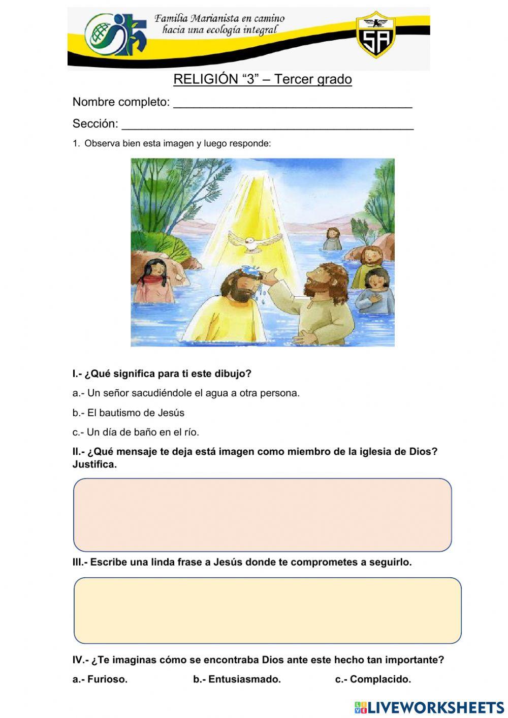 Bautismo de Jesús