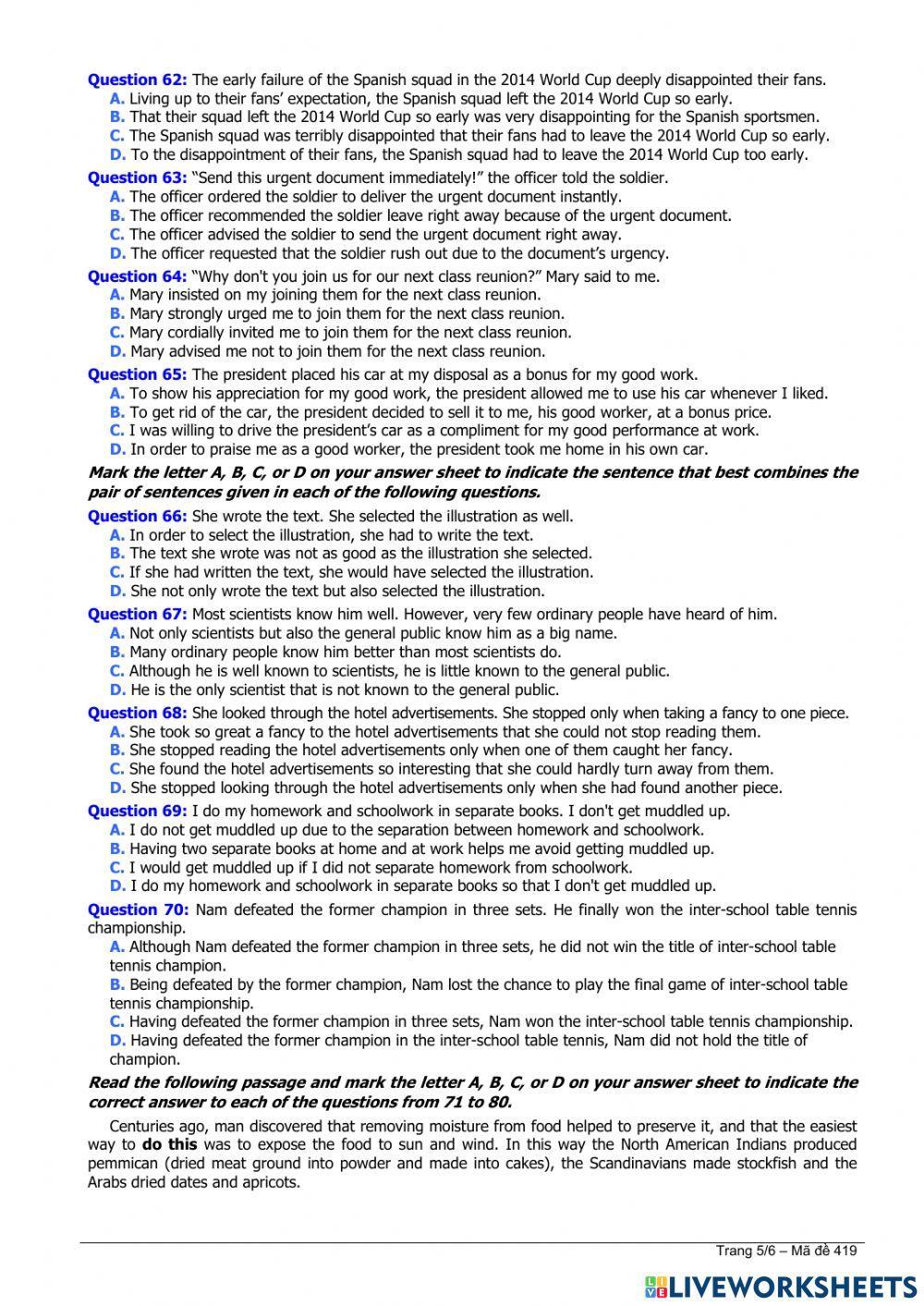 Đề thi đại học