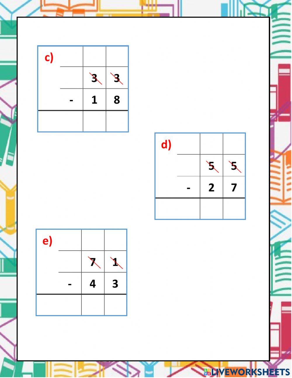 1 TB p44-46 Subtraction with Regrouping Tens & Ones