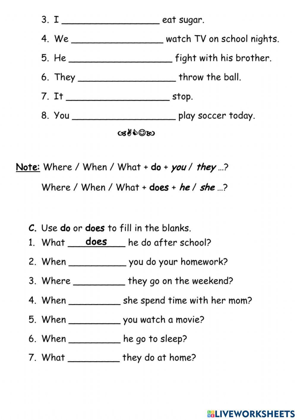 Grammar 1 review mid2 part 2