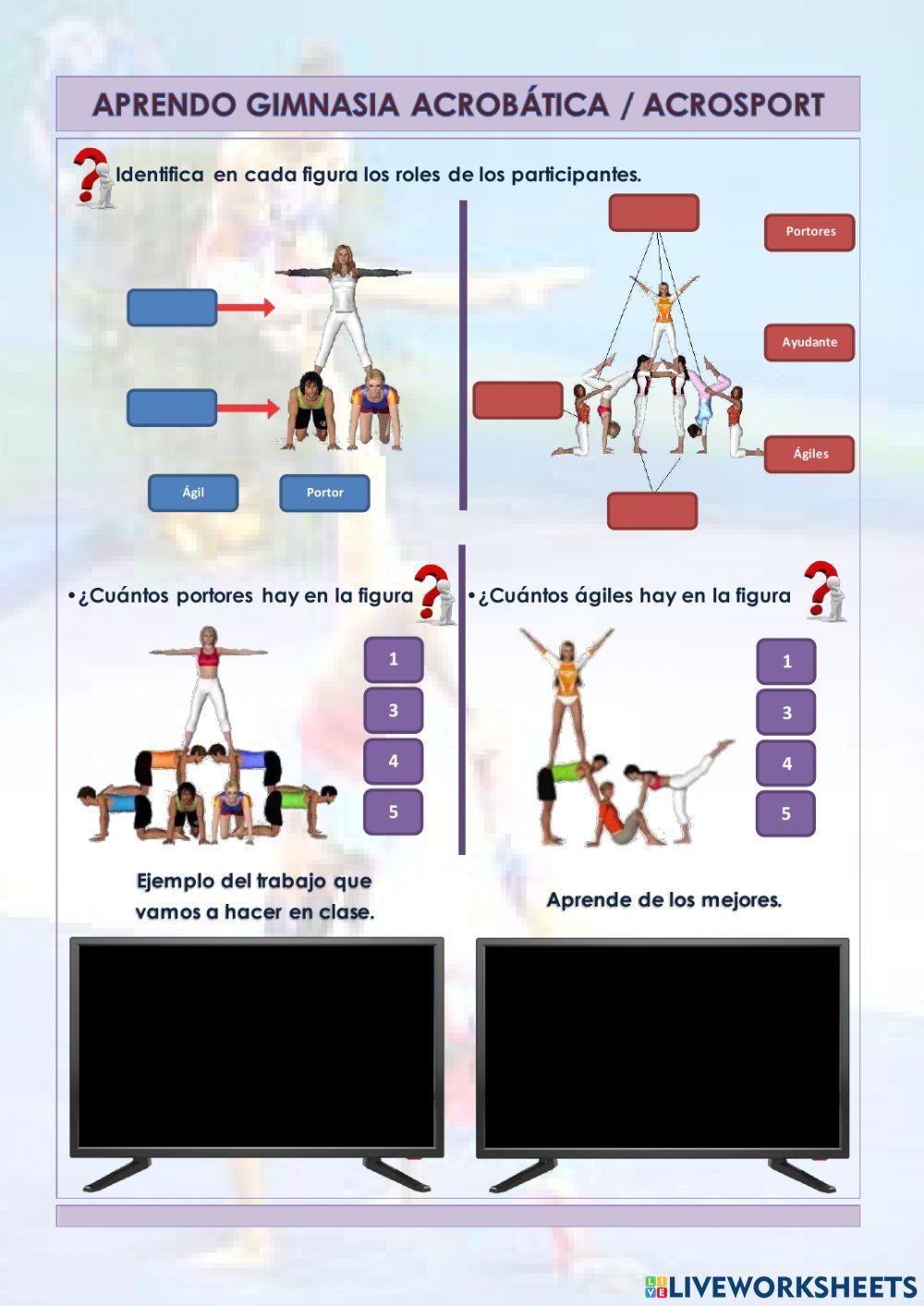 Acrosport para 5º y 6º de primaria