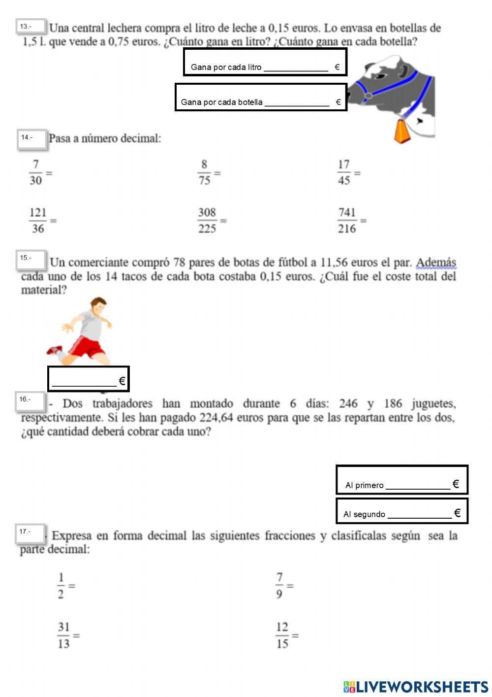 Números decimales 3