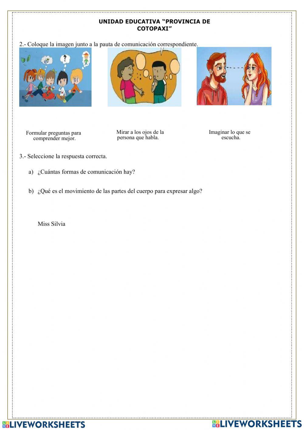 Pautas para la comunicación oral