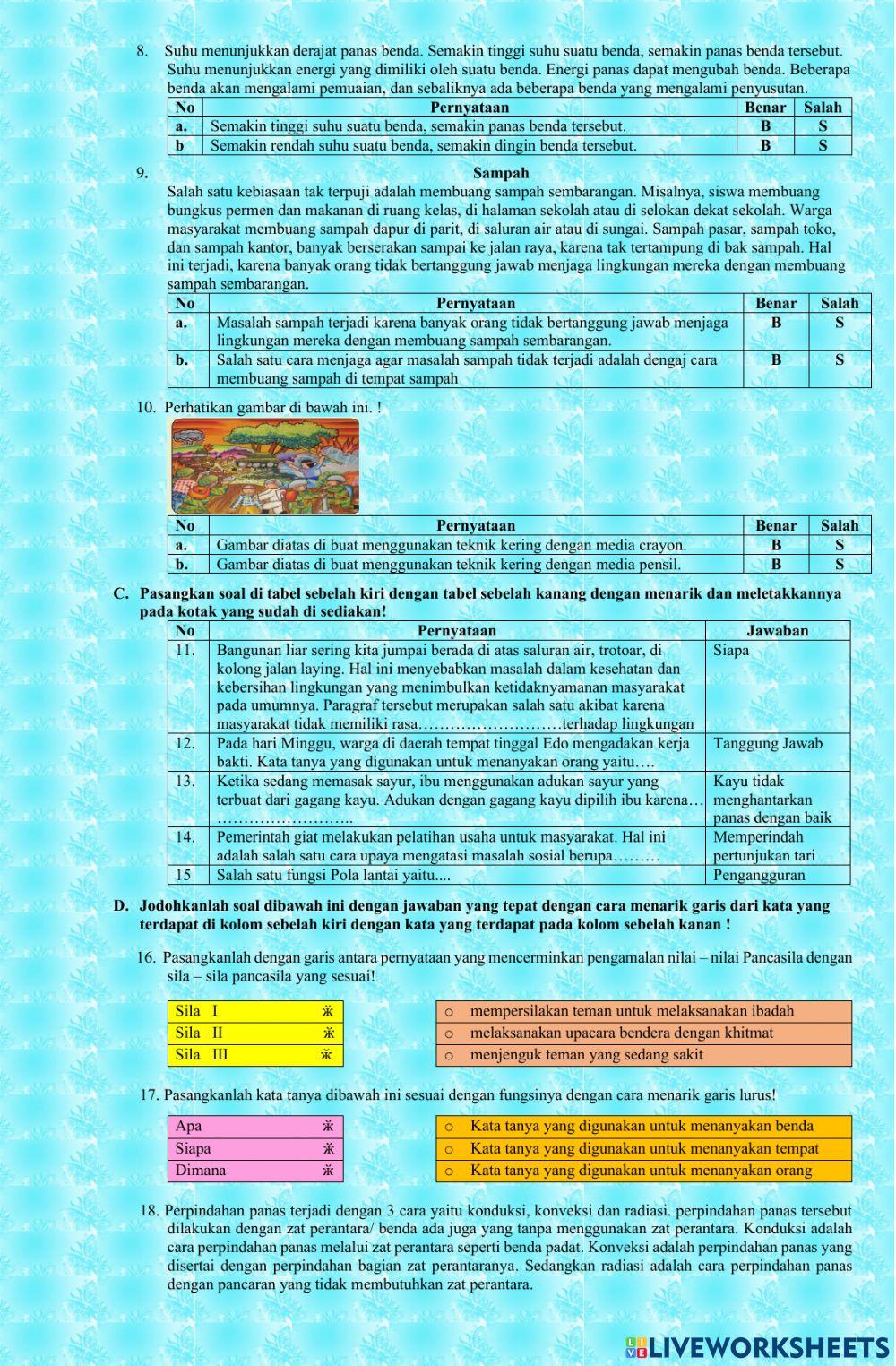 Pts kelas 5 tema 6 andra dewi
