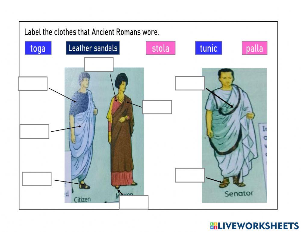 Labeling the clothes