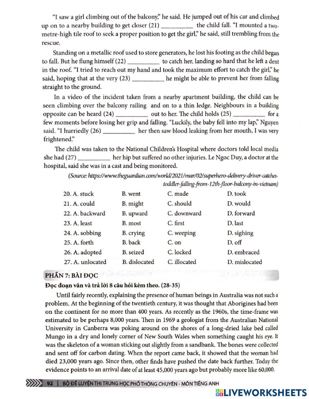 (CNN) Mock test 04 (part1)