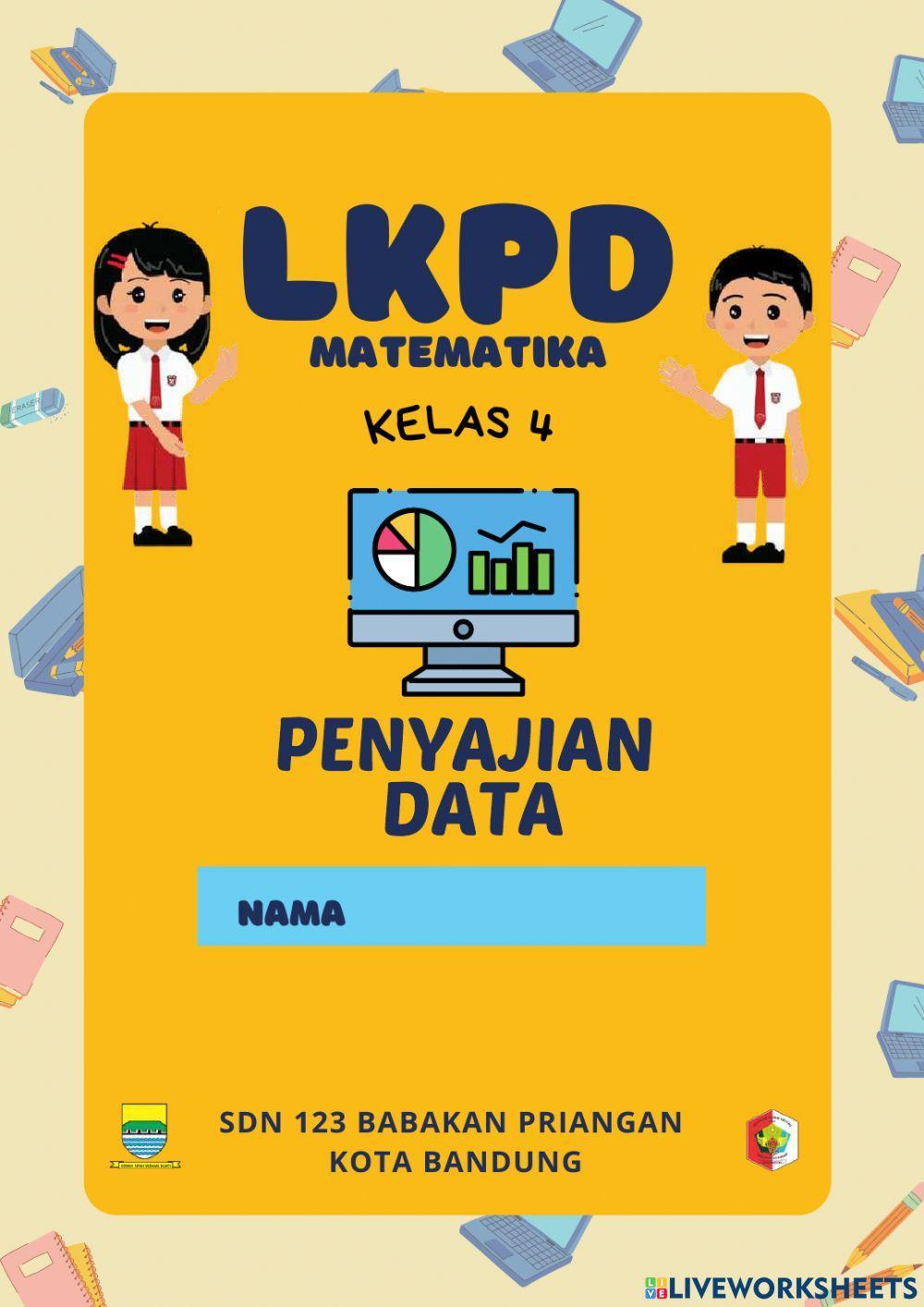 LKPD INTERAKTIF  Penyajian data kelas 4