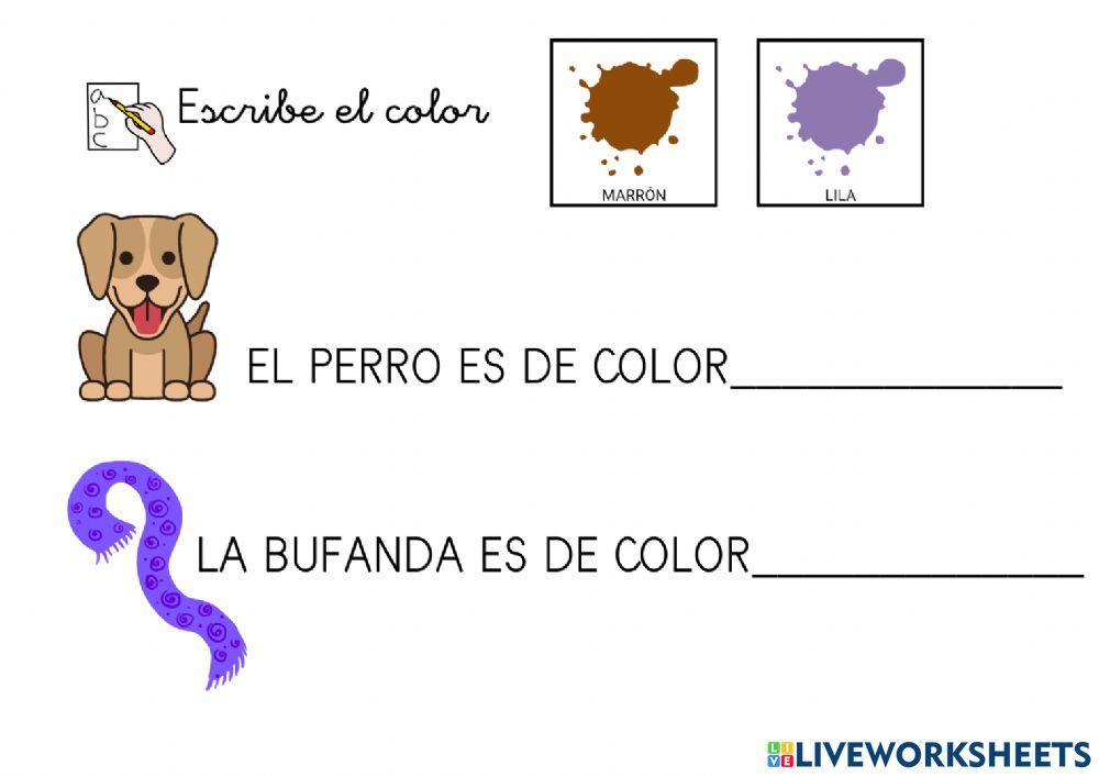 ¿de qué color es?
