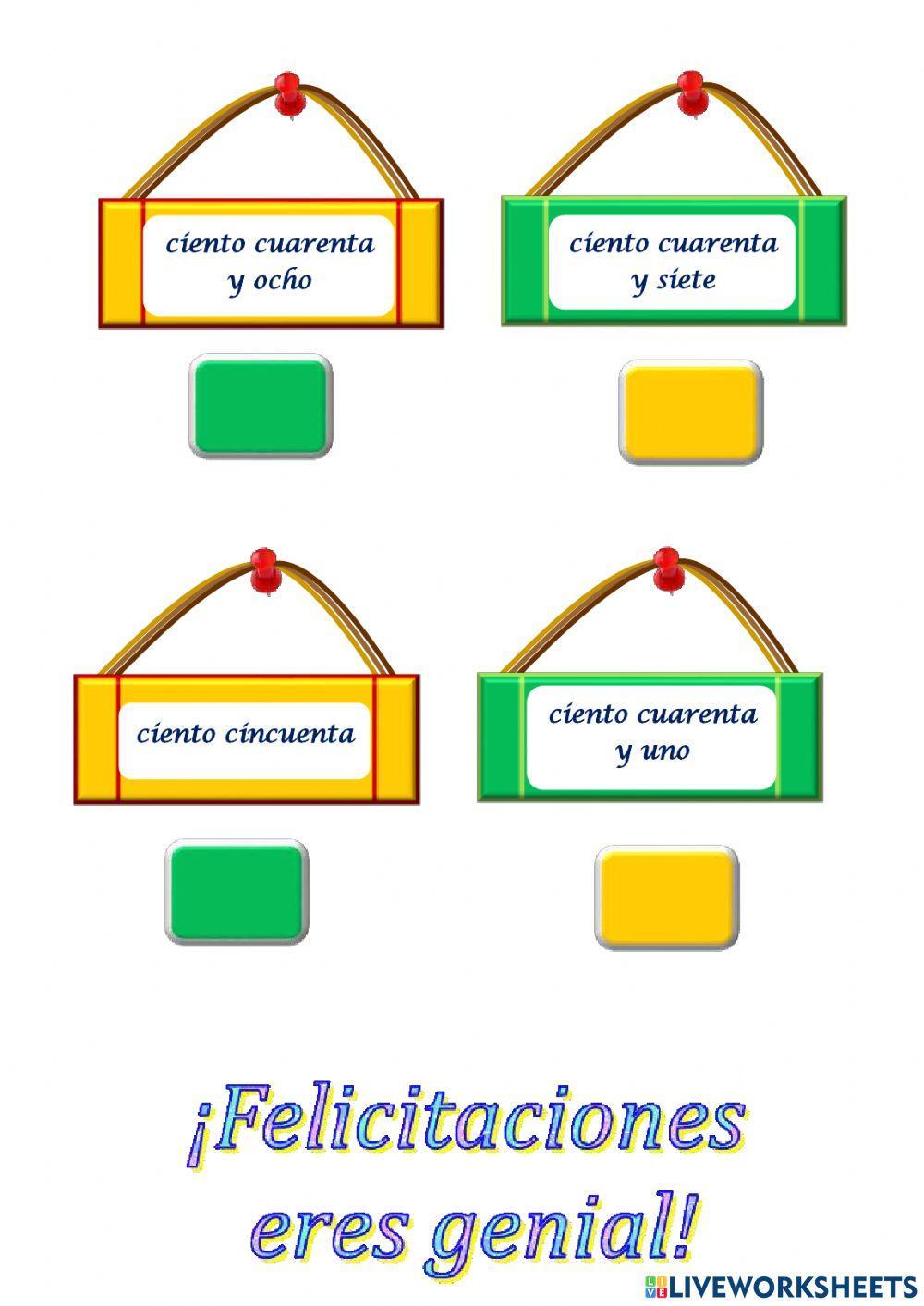 Lectura y escritura de números