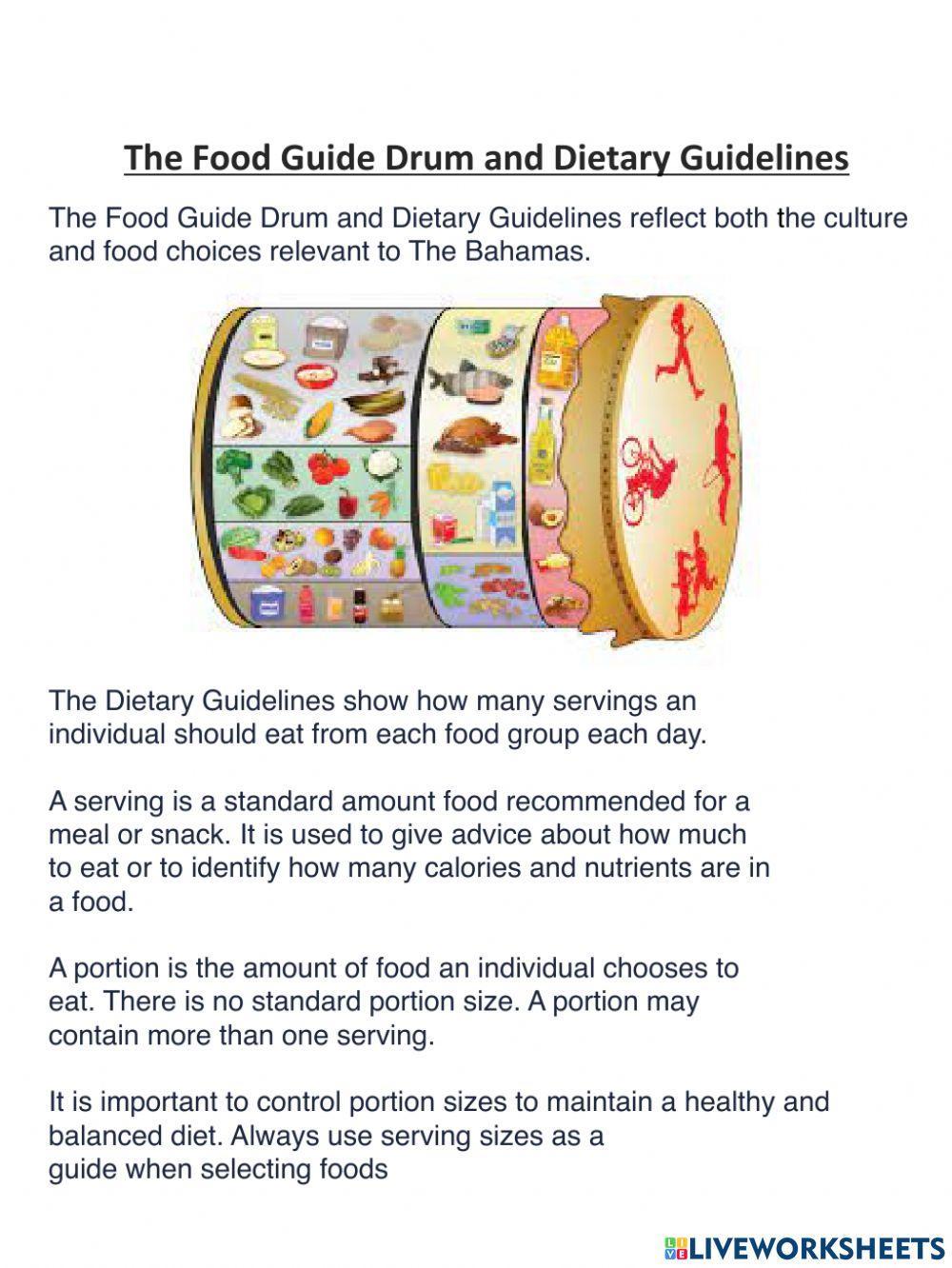 The Food Drum (Notes)