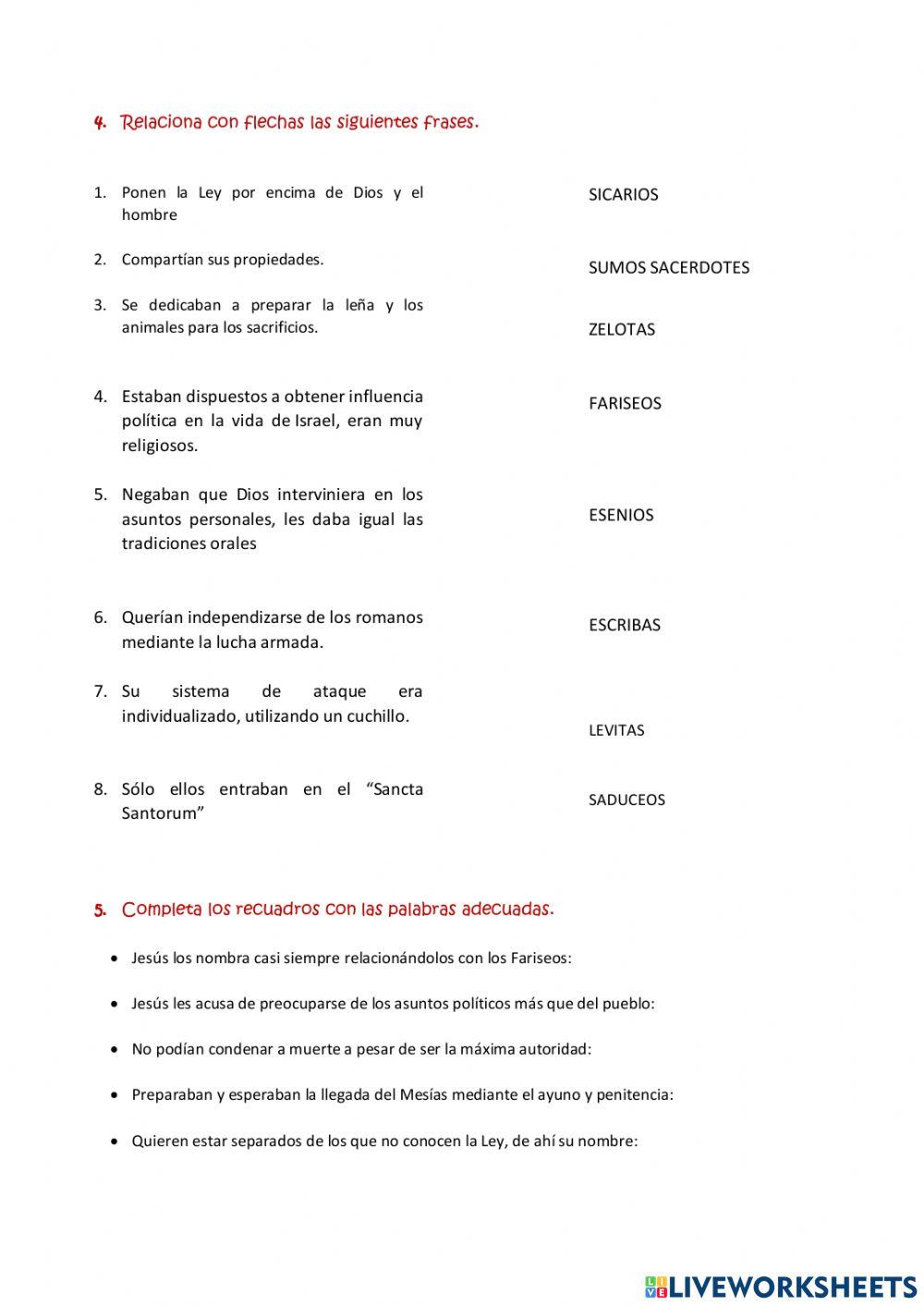 Clases sociales en tiempos de jesús