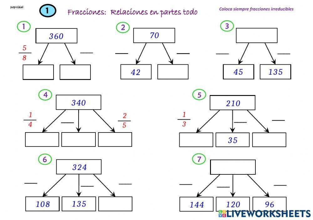 Fracciones Estructura 1