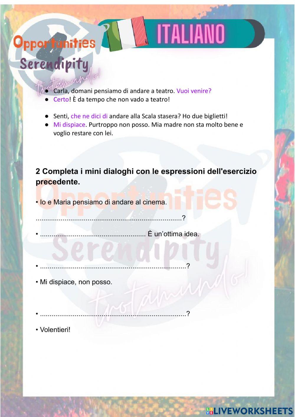 Progetto italiano clase 8