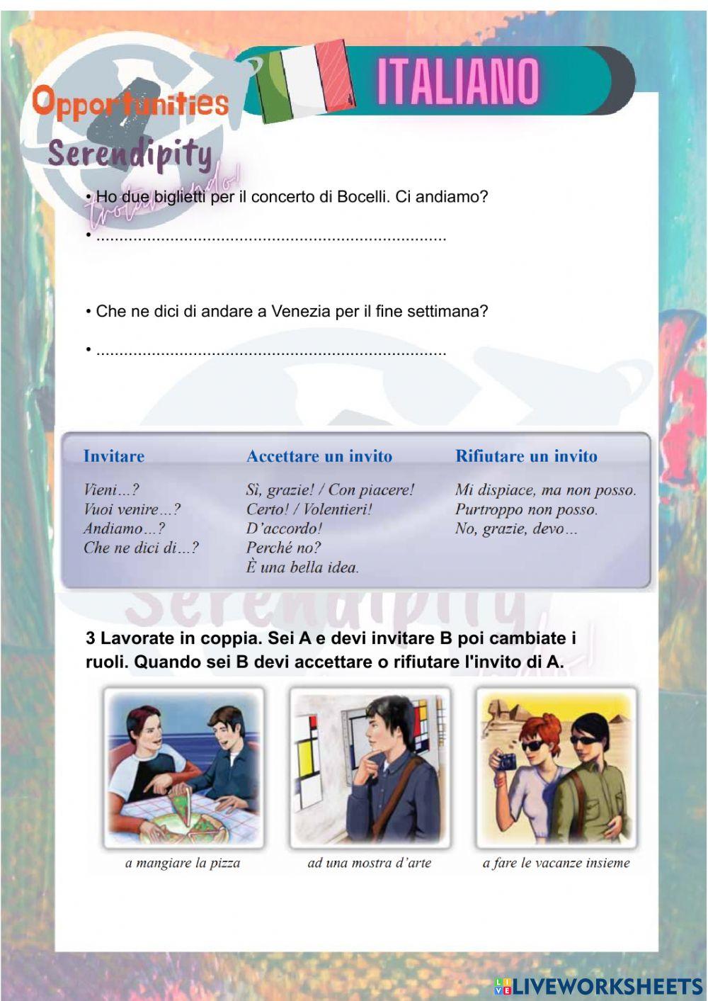 Progetto italiano clase 8