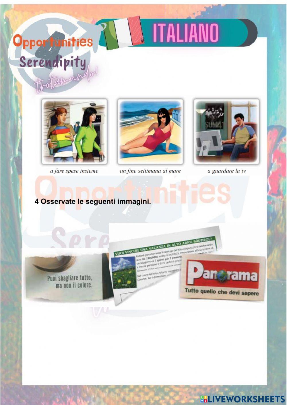 Progetto italiano clase 8