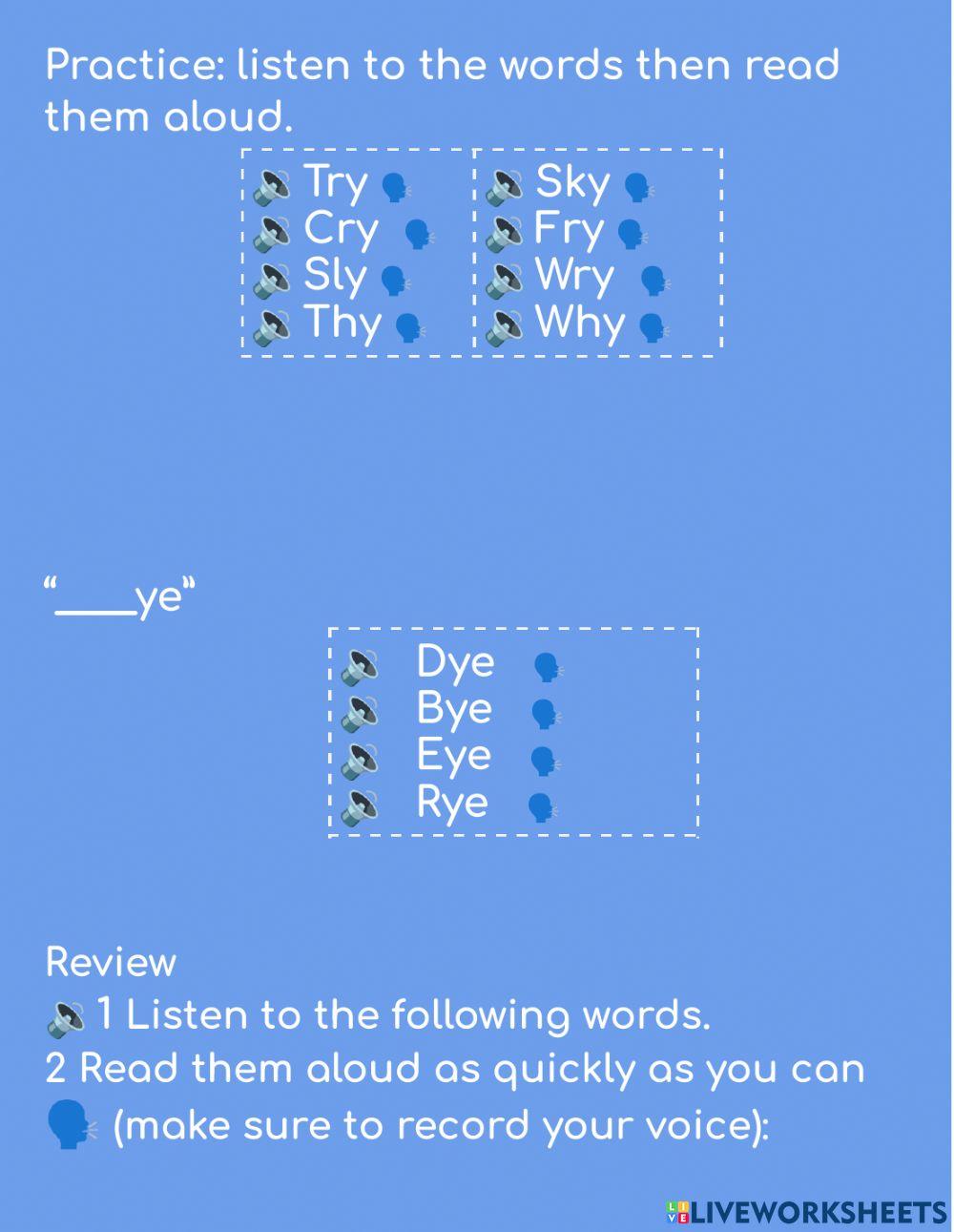 Vowel sounds pronunciation 2
