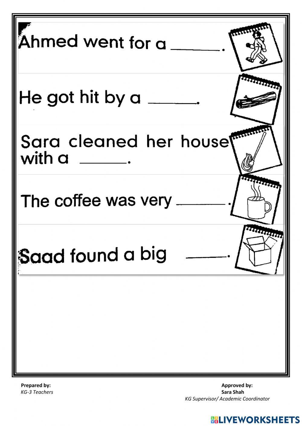 Phonics CVC Words with short vowel -o- sound