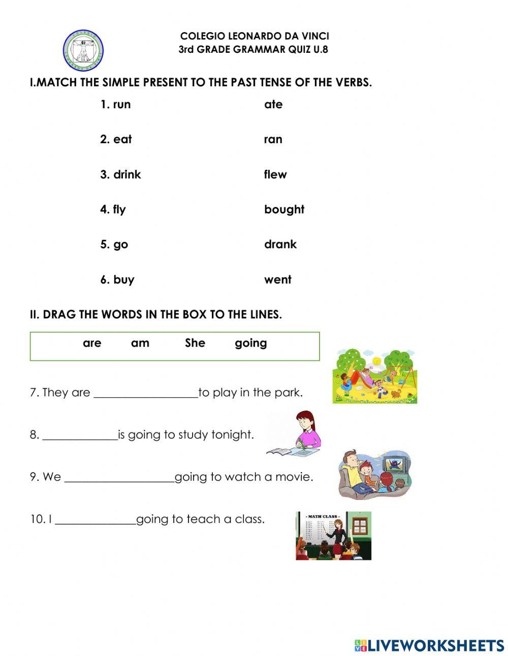 Quiz 3° online exercise for