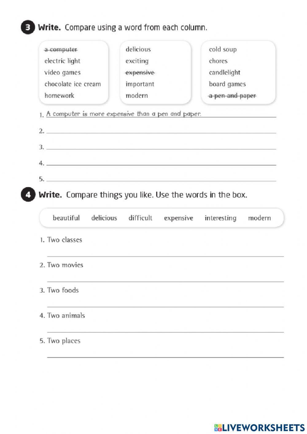 Activity in class: Feb 3rd