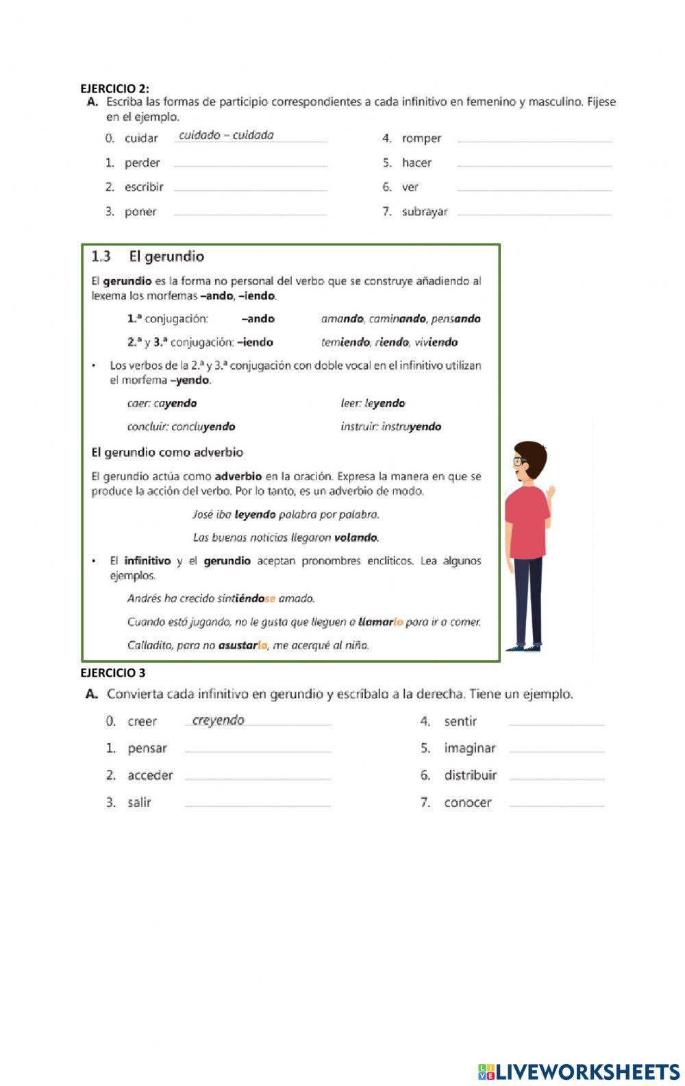 Formas impersonales del verbo