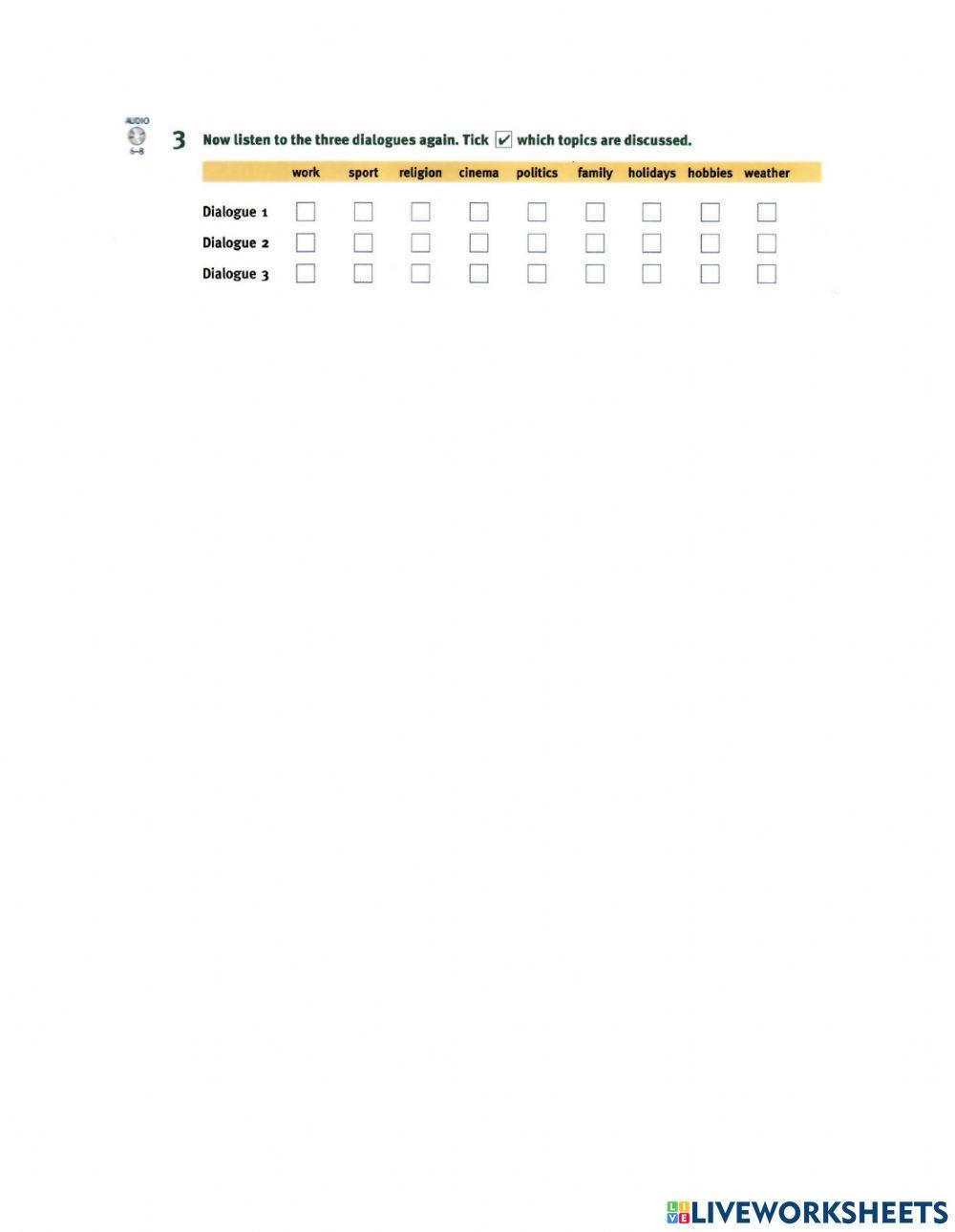 Listening f business