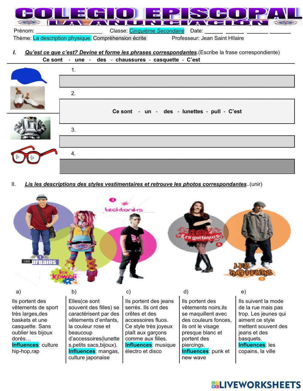 Codes Vestimenrtaires