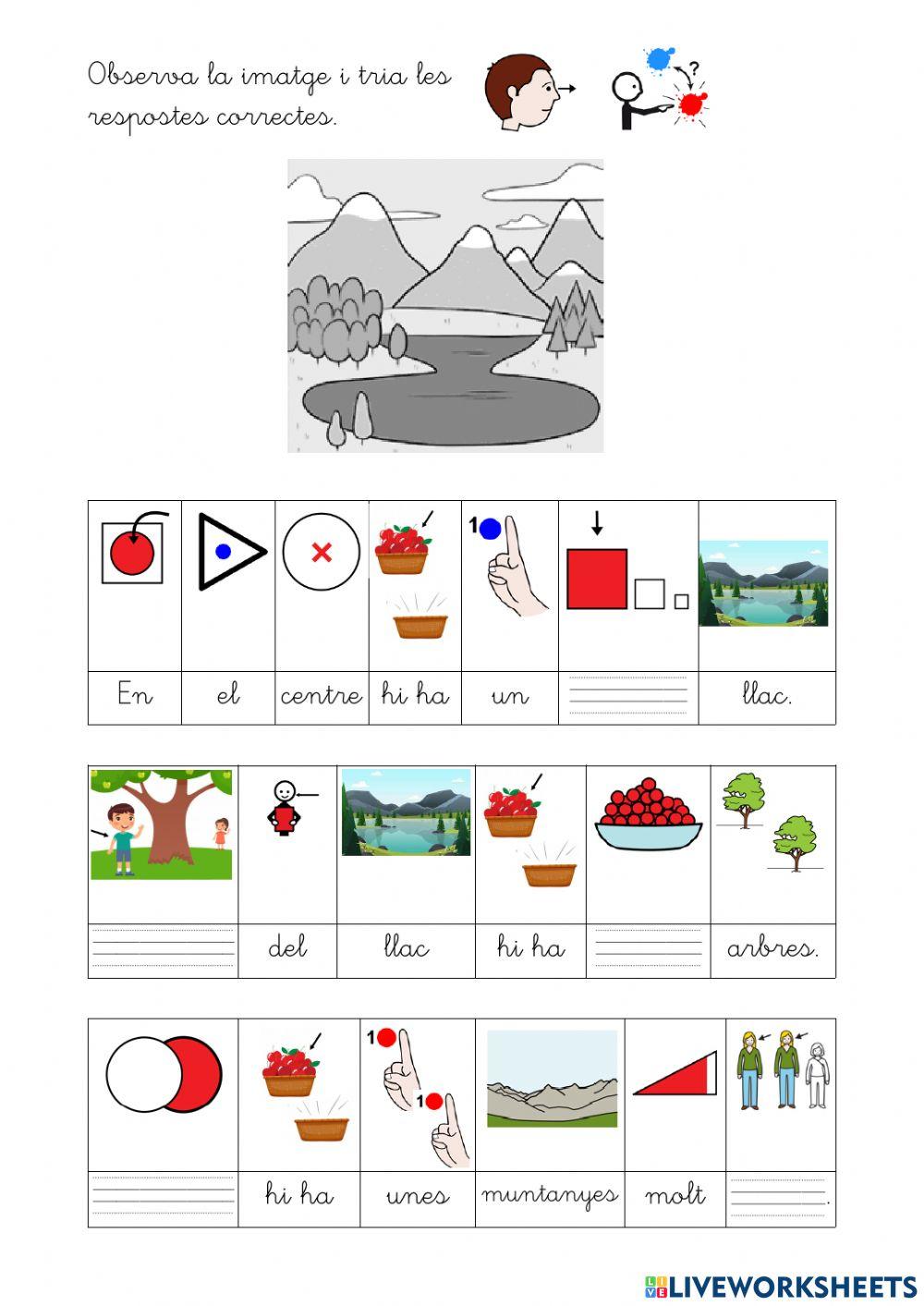 Descripció d'un paisatge.