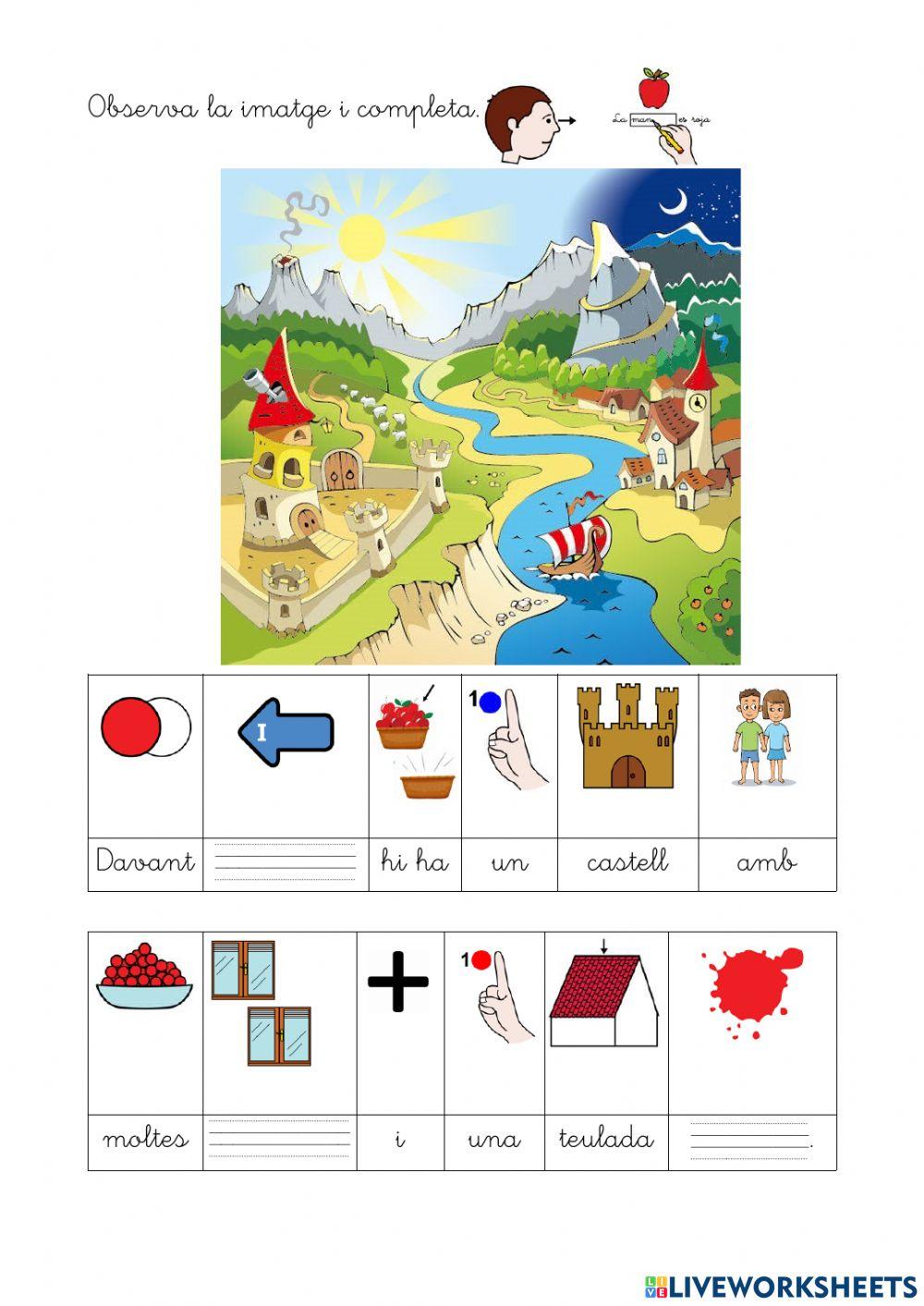 Descripció d'un paisatge.