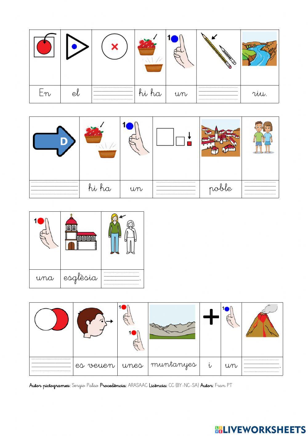 Descripció d'un paisatge.