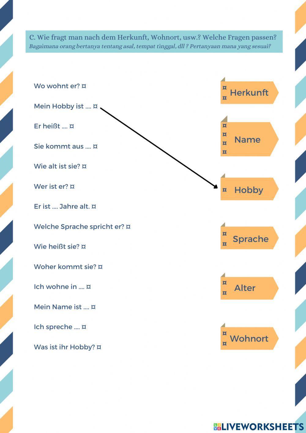 Sich und andere vorstellen