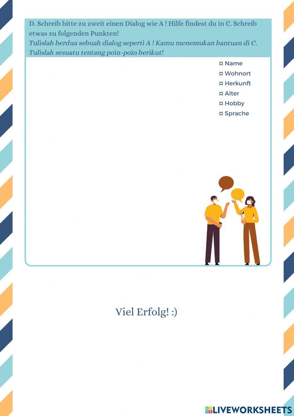 Sich und andere vorstellen