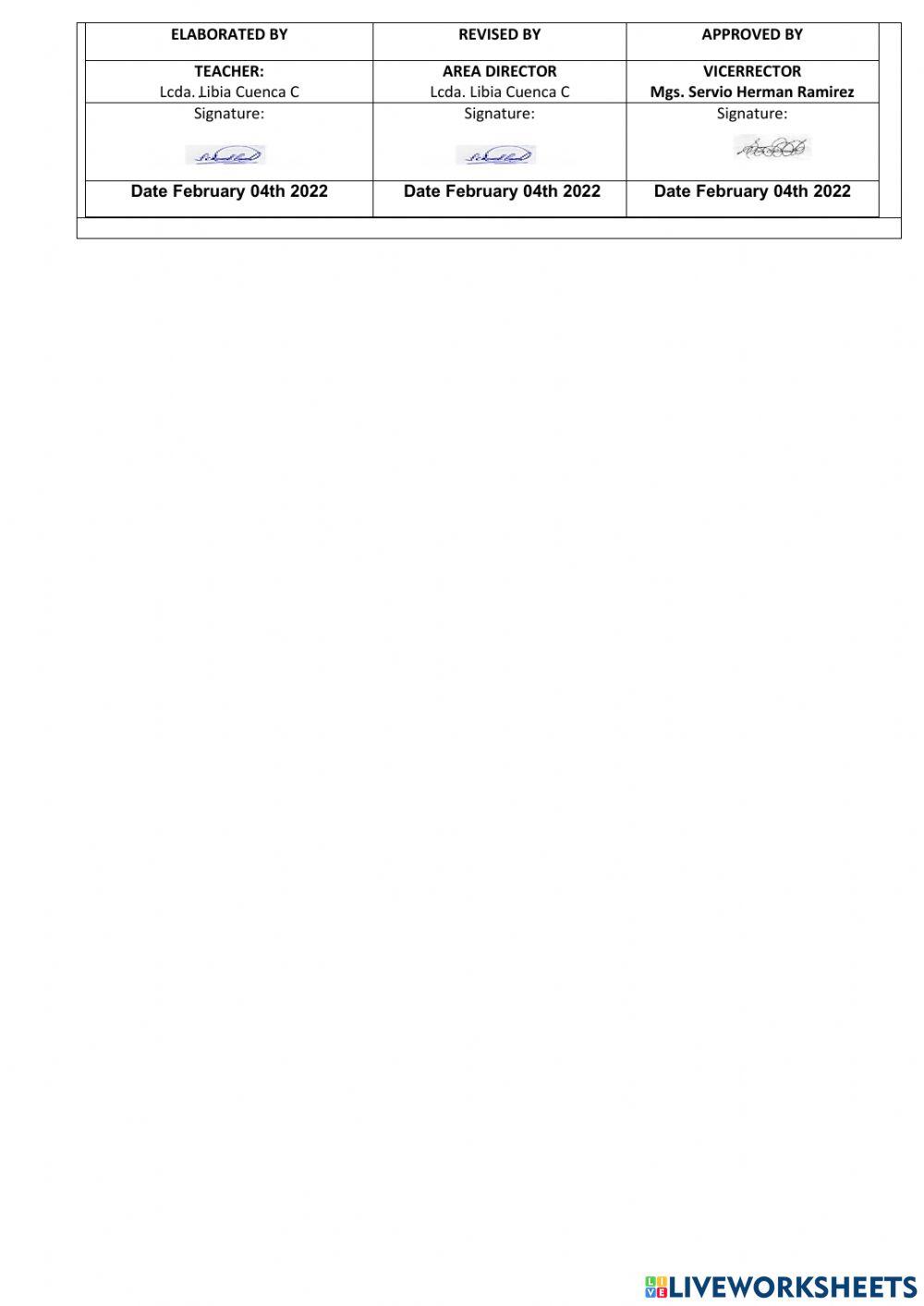 Personal and Reflexive Pronouns