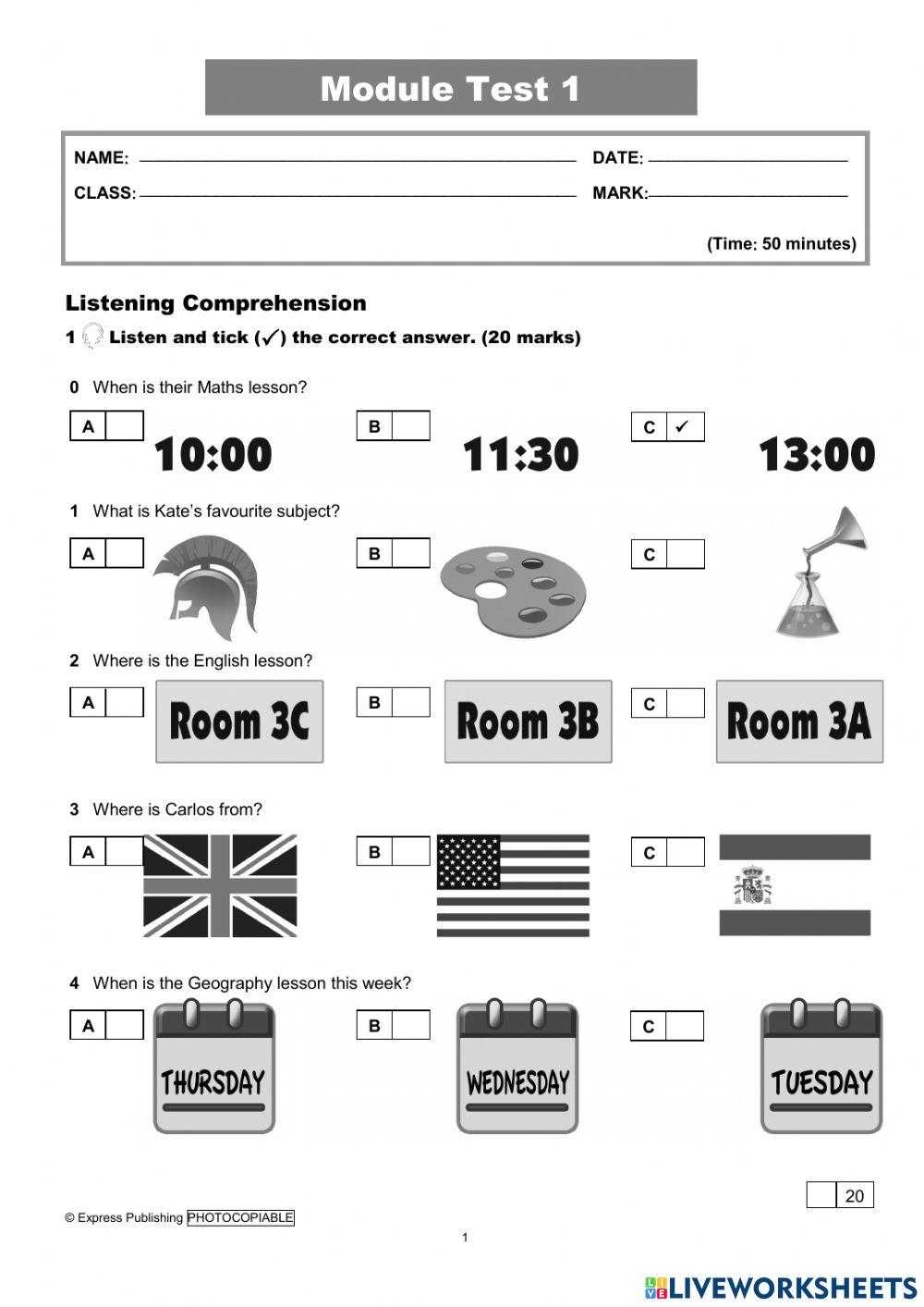 Module Test 1 Incredible Five Team 1 Online Exercise For Live Worksheets module-test-1-incredible-five-team-1-online-exercise-for-live-worksheets