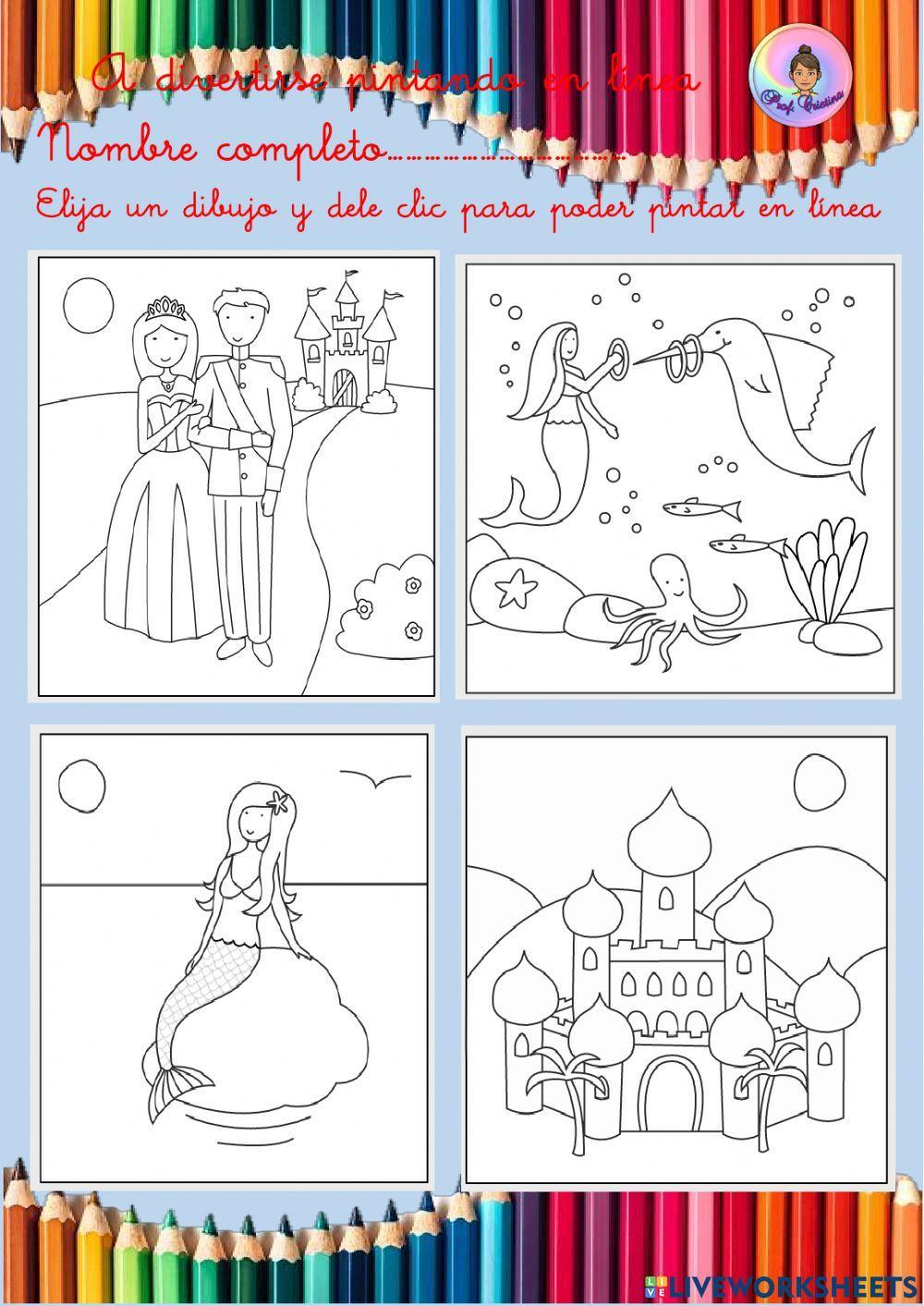 Coloreando en línea