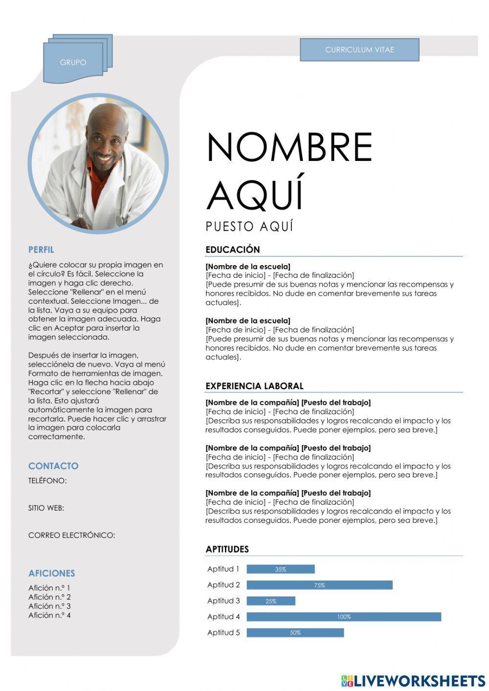 Curriculum vitae