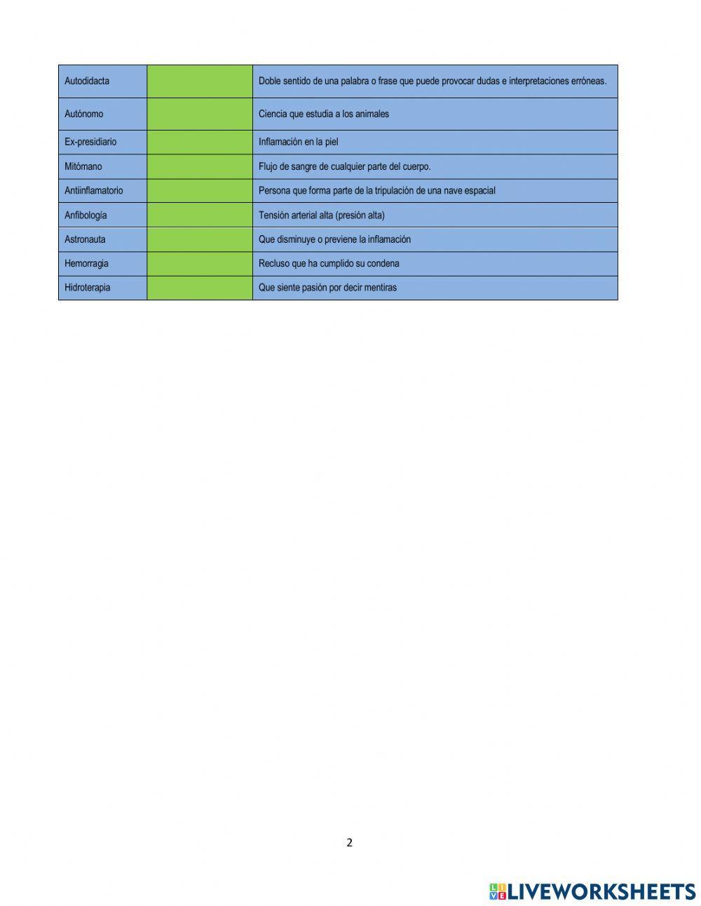 Prefijos y sufijos: griegos y latinos