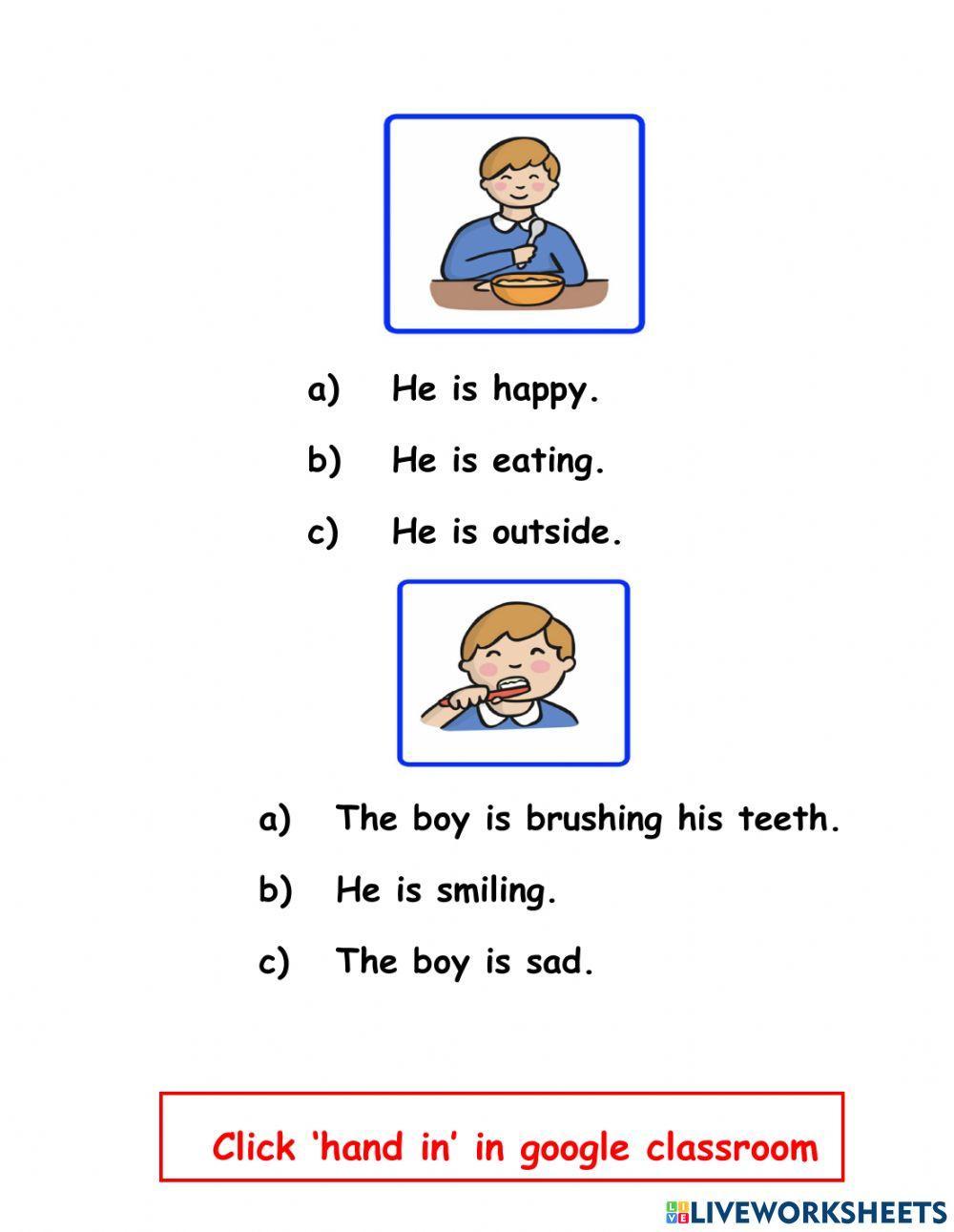Picture & Sentence Sequencing