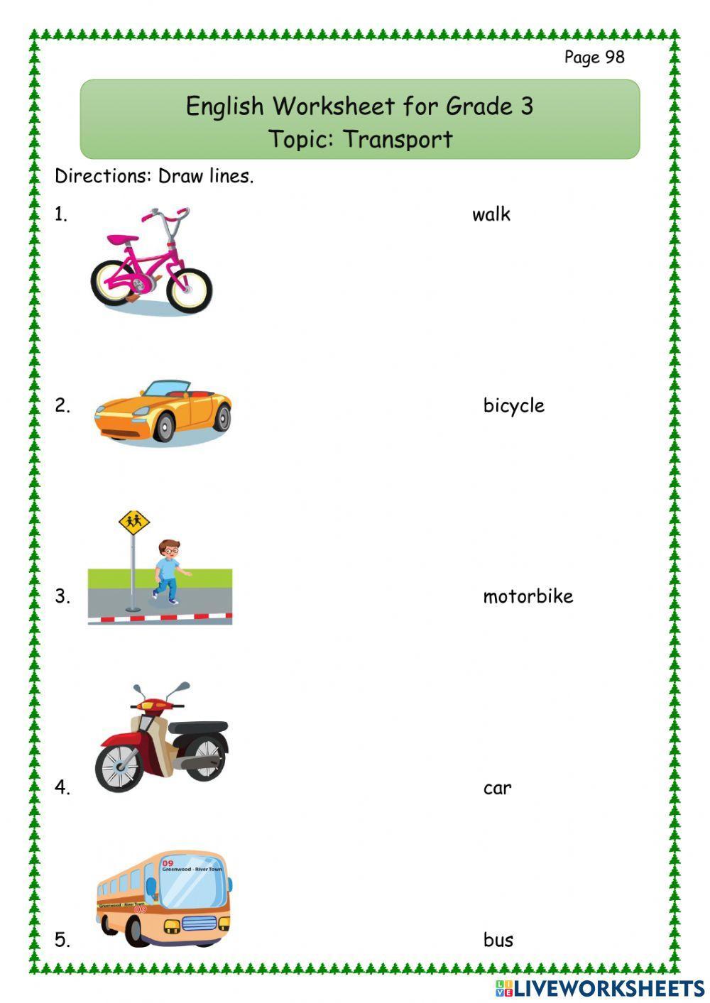 Smart Start 3 Theme 9 Transport Part 1