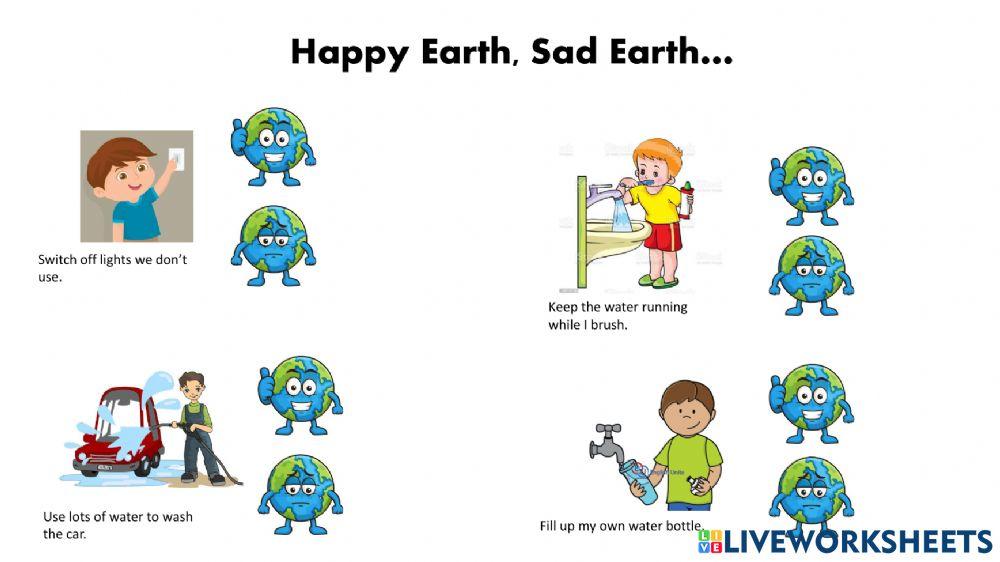Happy Earth, Sad Earth