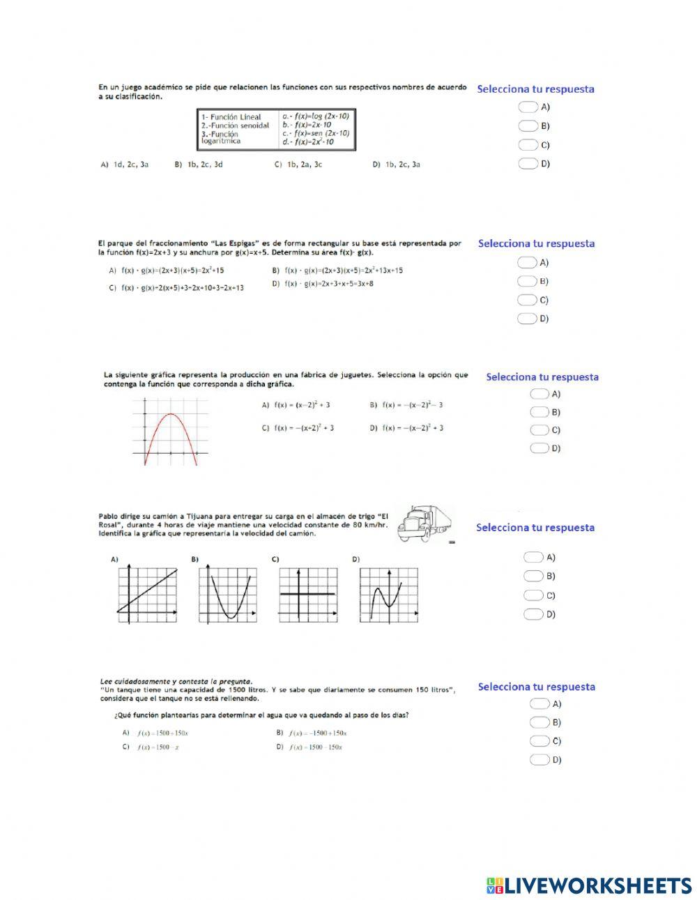 Diagnóstico: Pre cálculo