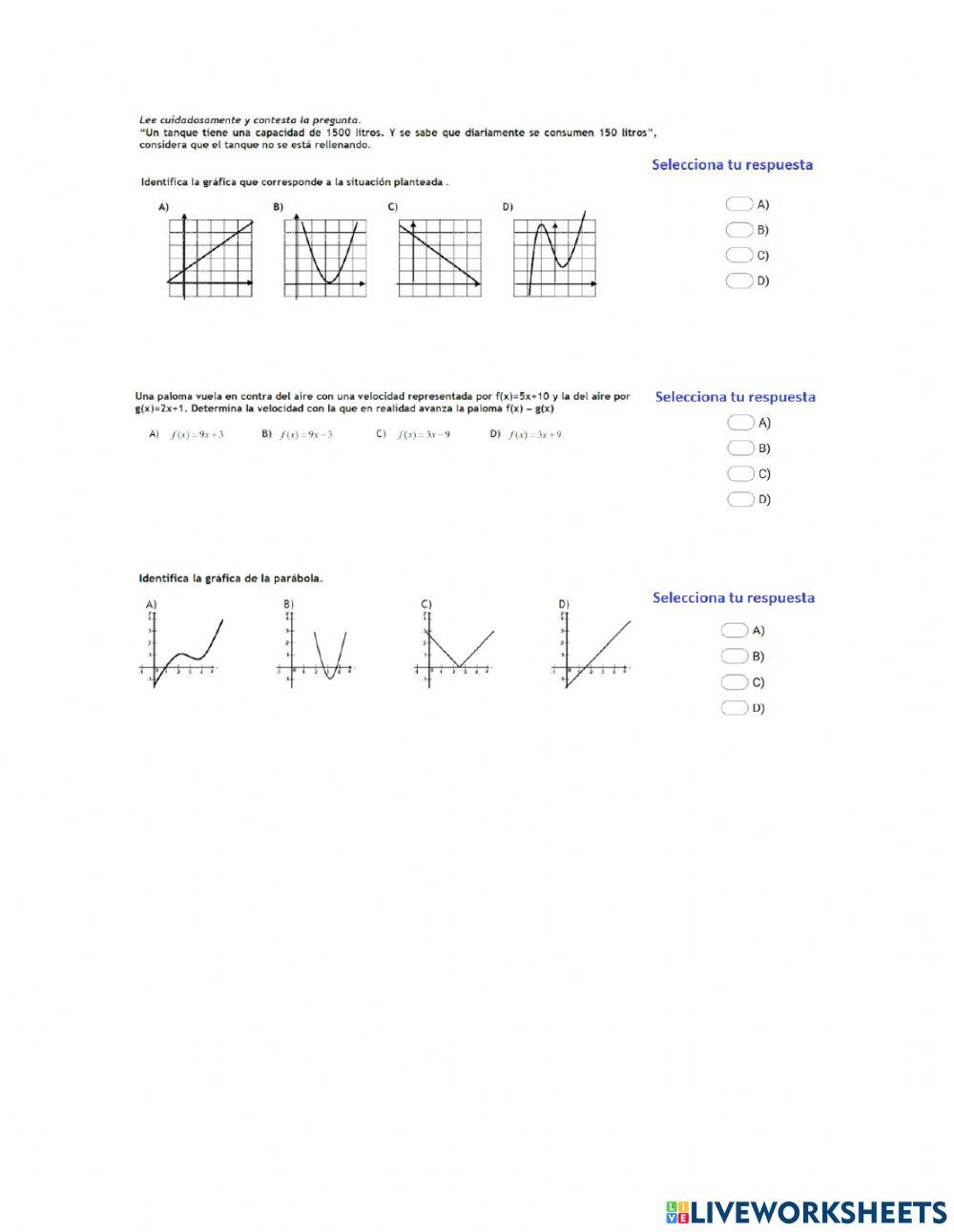 Diagnóstico: Pre cálculo