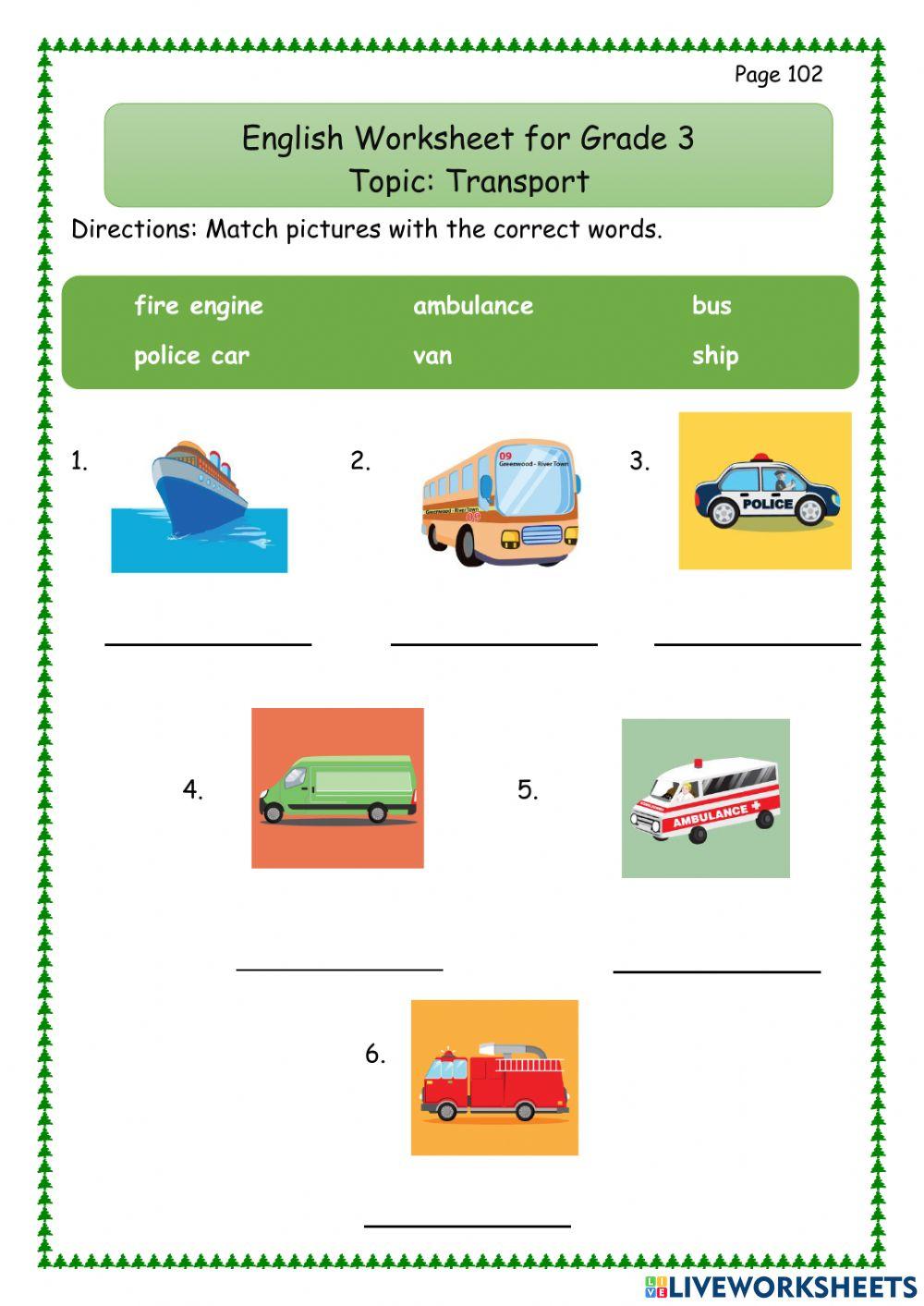 Smart Start 3 Theme 9 Transport Part 4