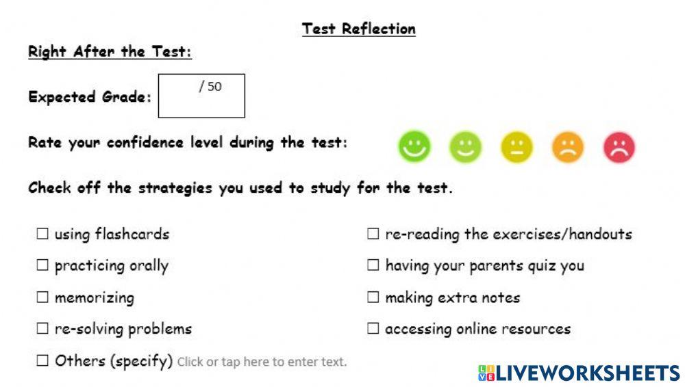 Test reflection 50