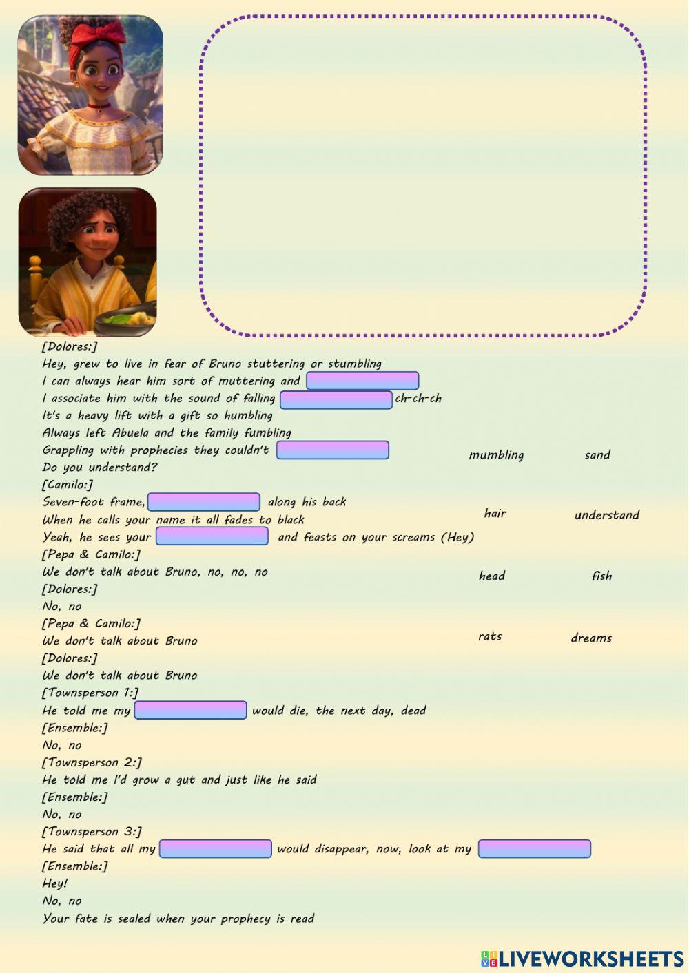 We don't talk about Bruno - listening