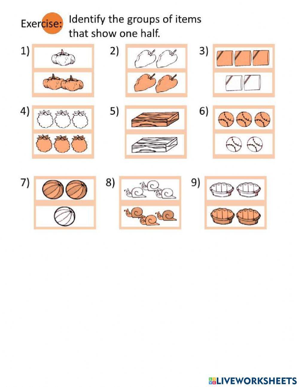 Dividing into 4 equal groups