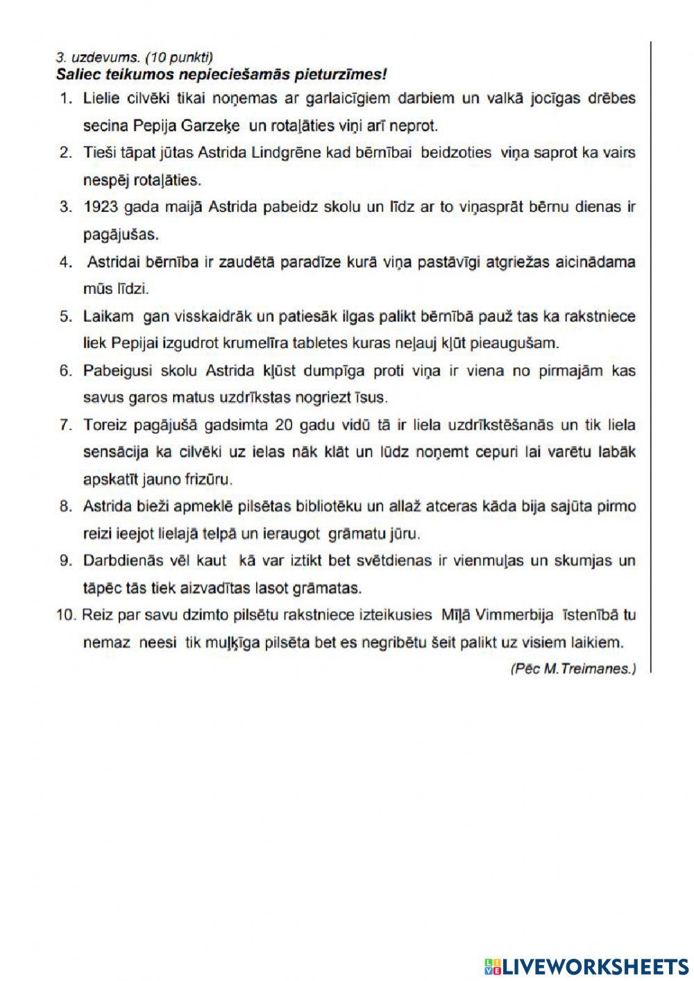 Eksāmena darbs latv.v. 9.kl.