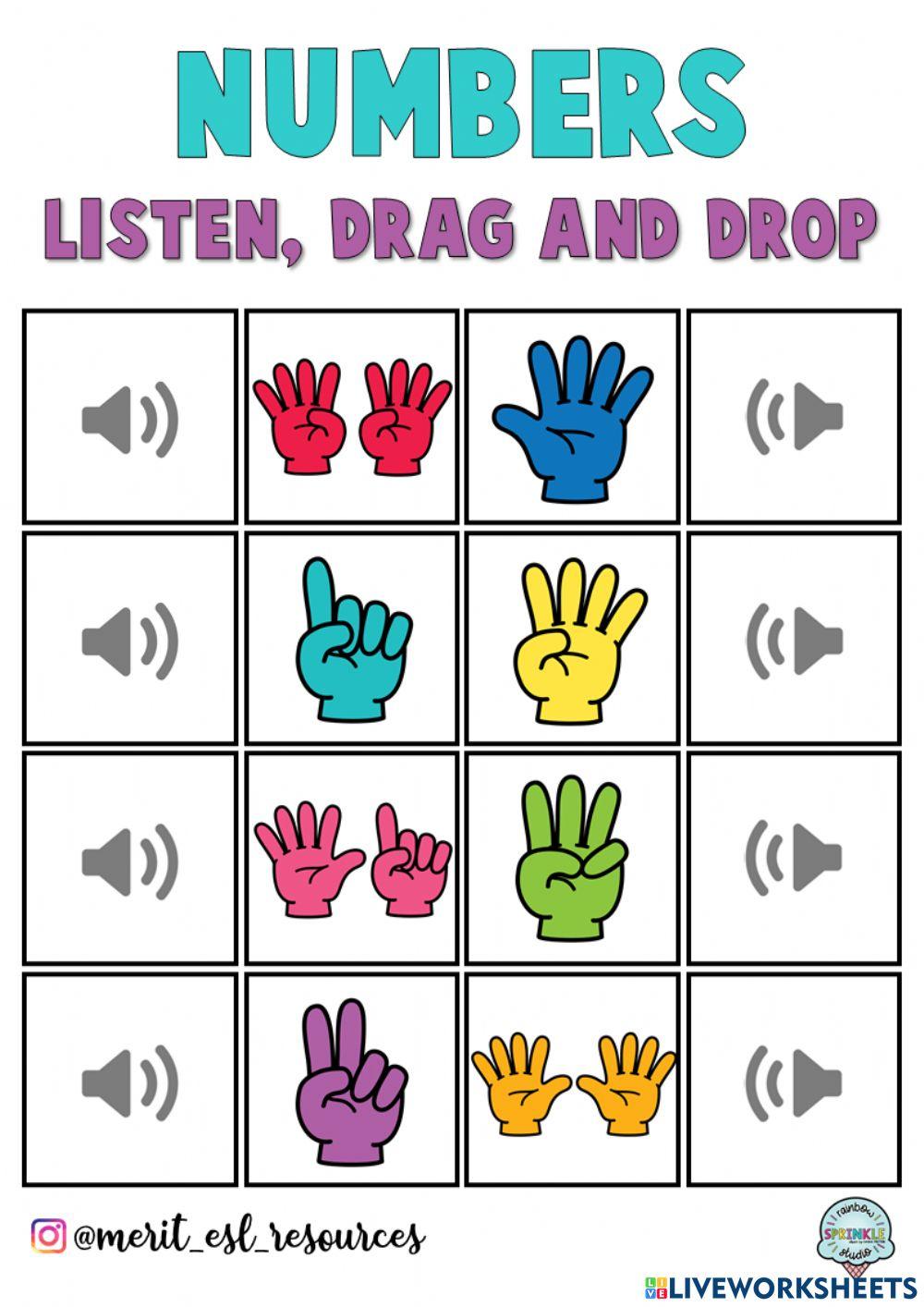 Numbers 1 - 10 Numbers 1 - 10