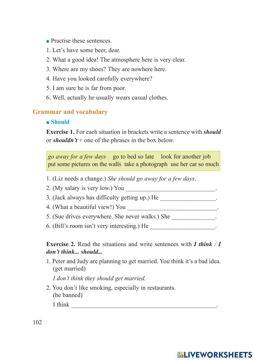 Unit 9: Undersea World - Language focus